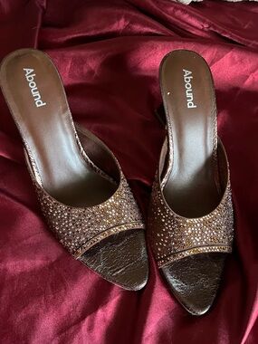 Chocolate Brown Mules
